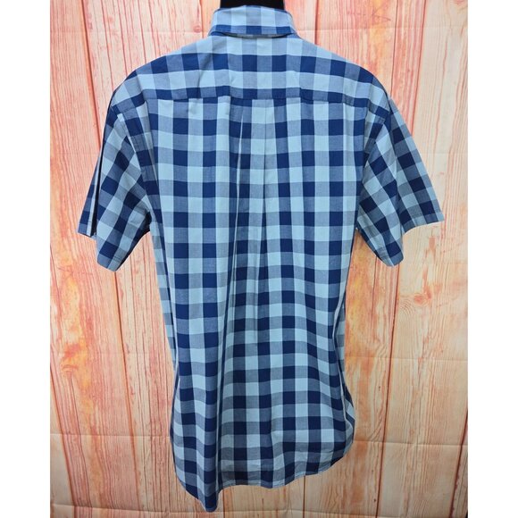 Vineyard Vines Mens Tucker Shirt Medium Blue Checkered 100% Cotton - Picture 2 of 7